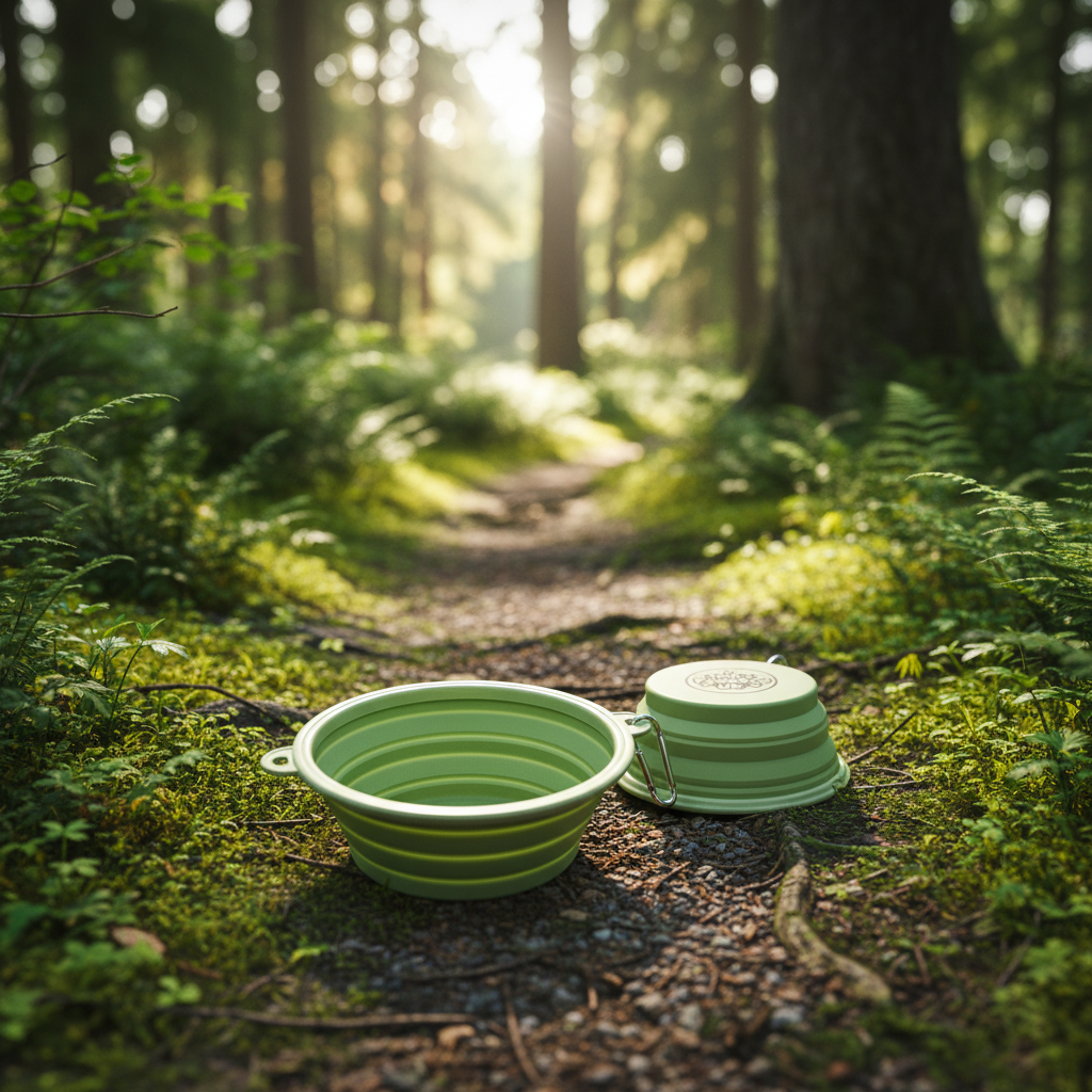 The Clip & Sip Travel Dog Bowl