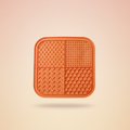 Orange lick mat gradient