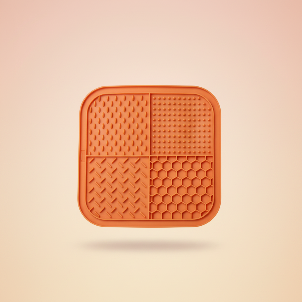 Orange lick mat gradient