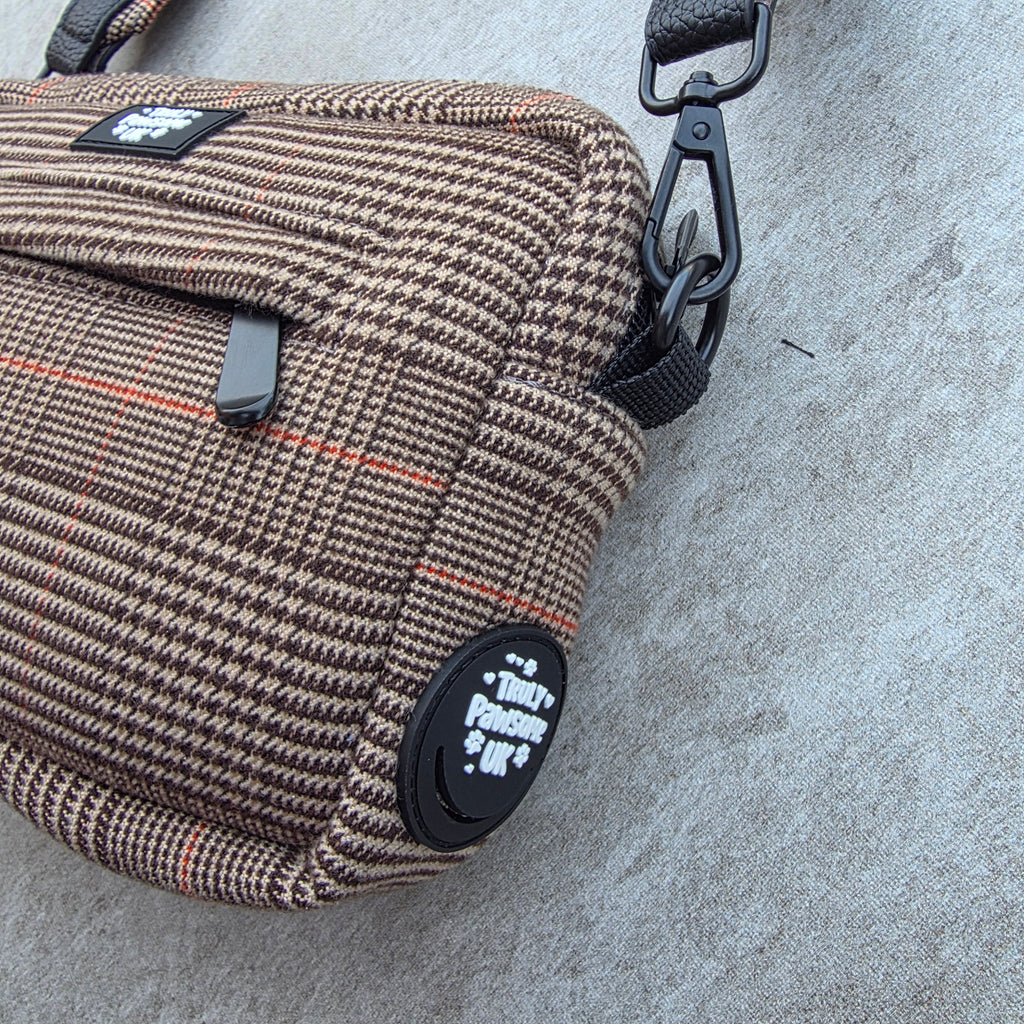 Dog Walking Bag - The Woodland Plaid