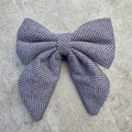 Midnight Twill Sailor Bow