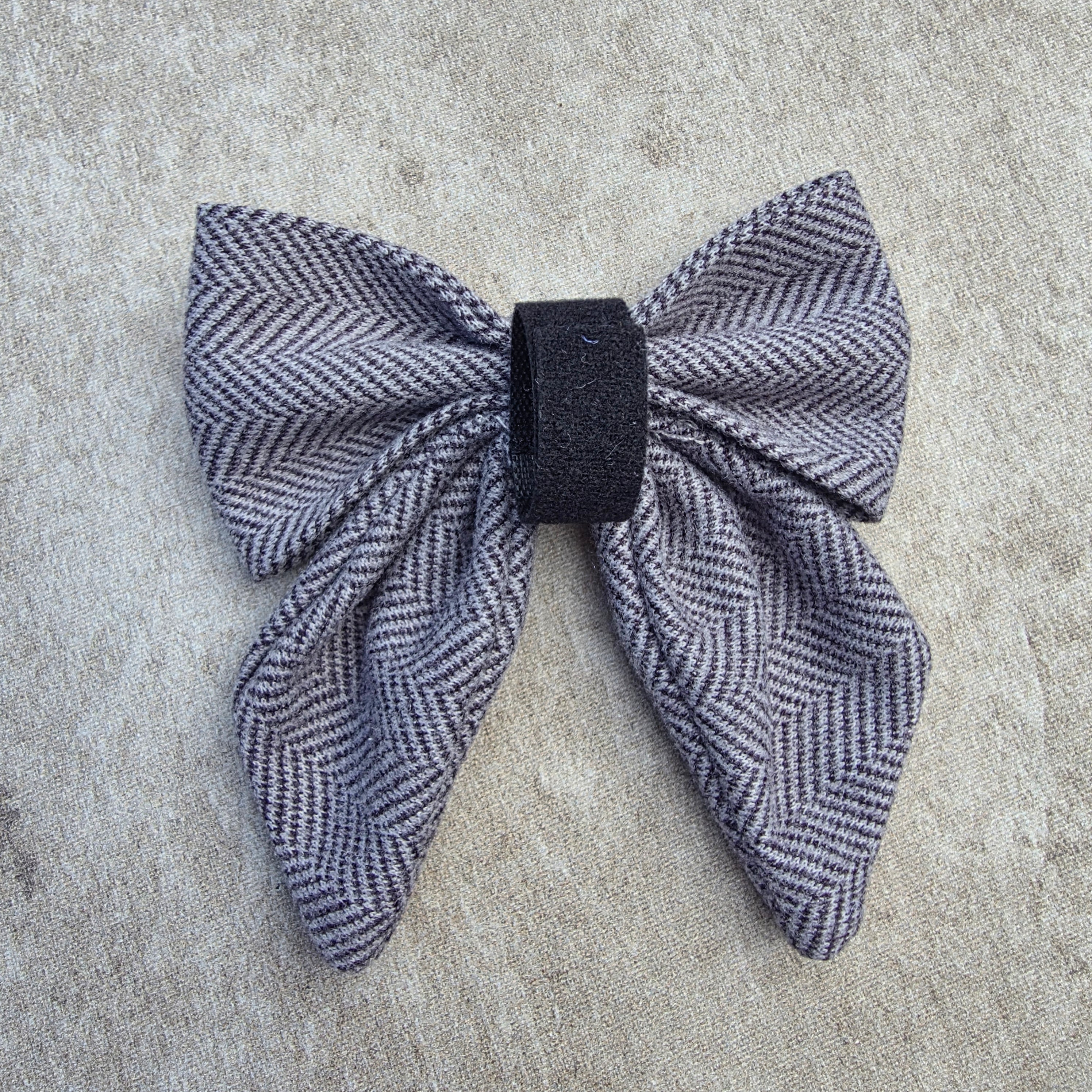 Midnight Twill Sailor Bow