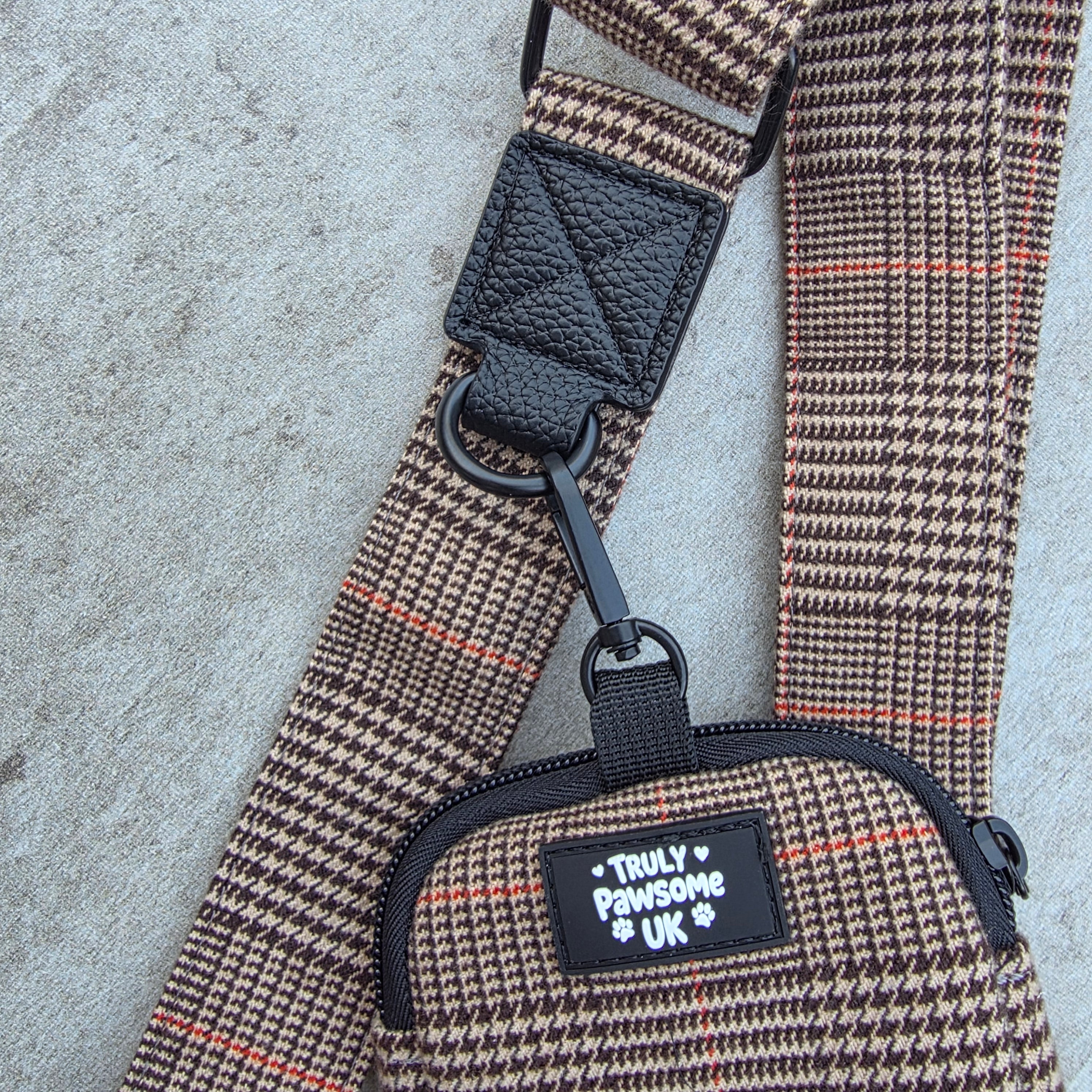 Dog Walking Bag - The Woodland Plaid