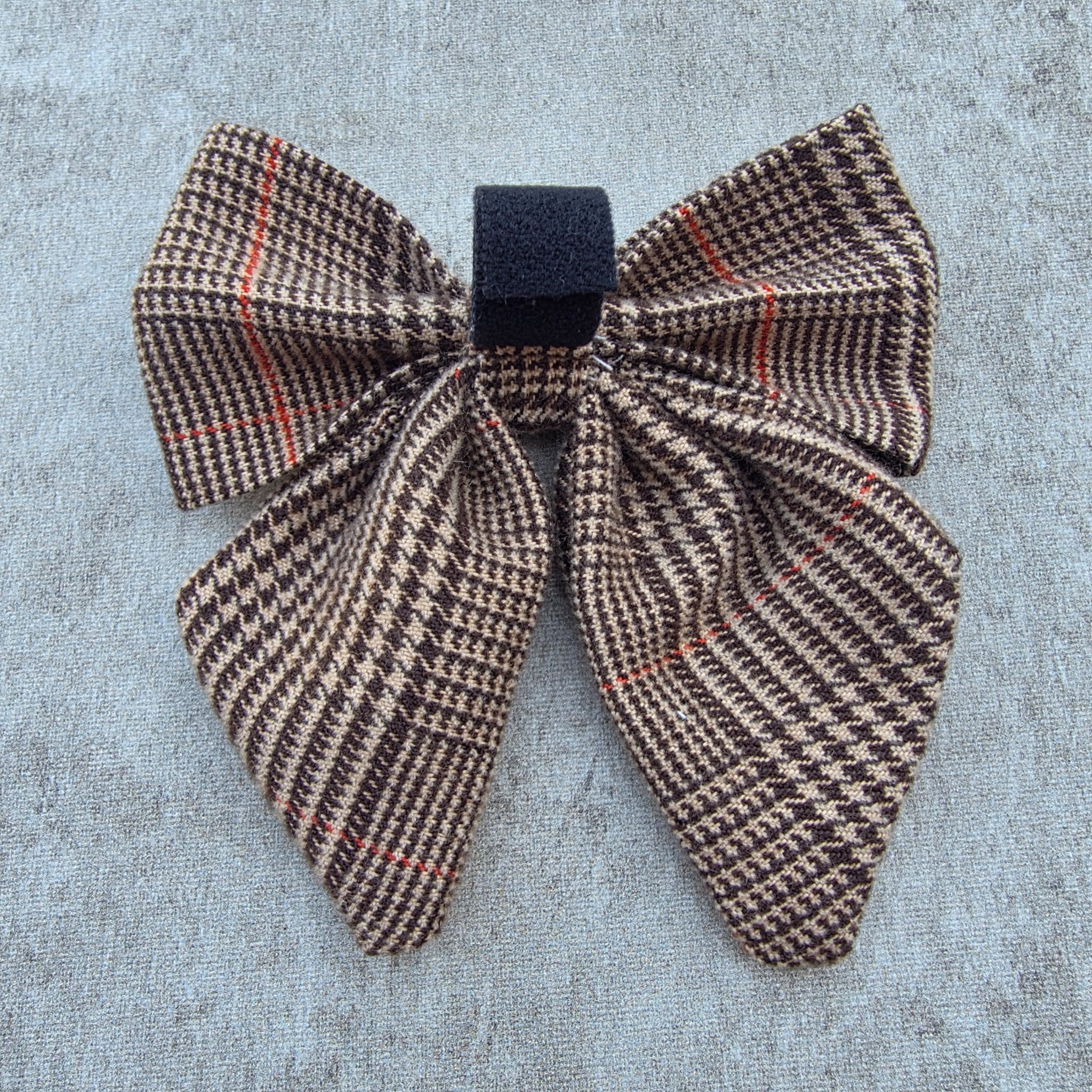 The Woodland Plaid Sailor Bow