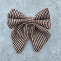 The Woodland Plaid Sailor Bow