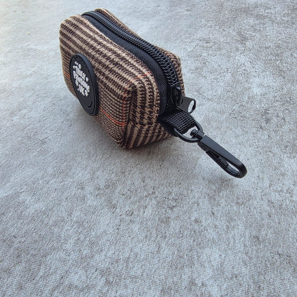 The Woodland Plaid Poop Bag Holder