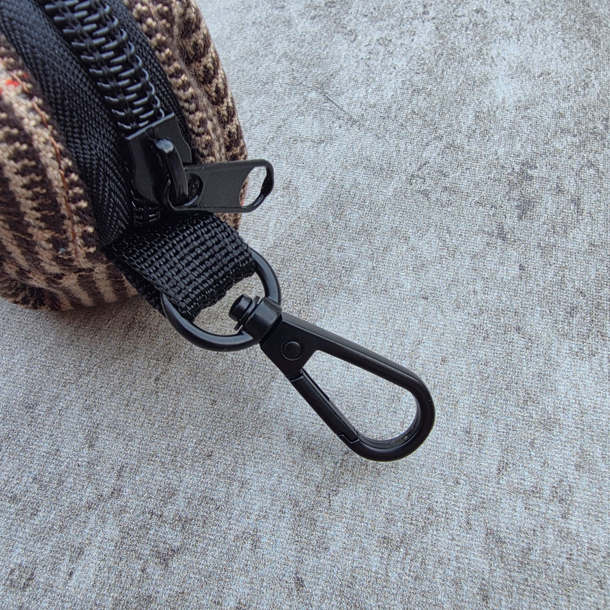 The Woodland Plaid Poop Bag Holder